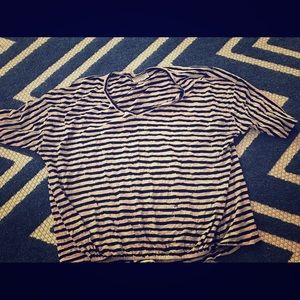 ‼️ Dana Buchman striped top, L